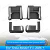 For Tesla ModelYL Launch 2026 TPE Front Rear Door Sill Guard Anti Scratch Dirt Resistant Threshold Strip Interior Protection Set