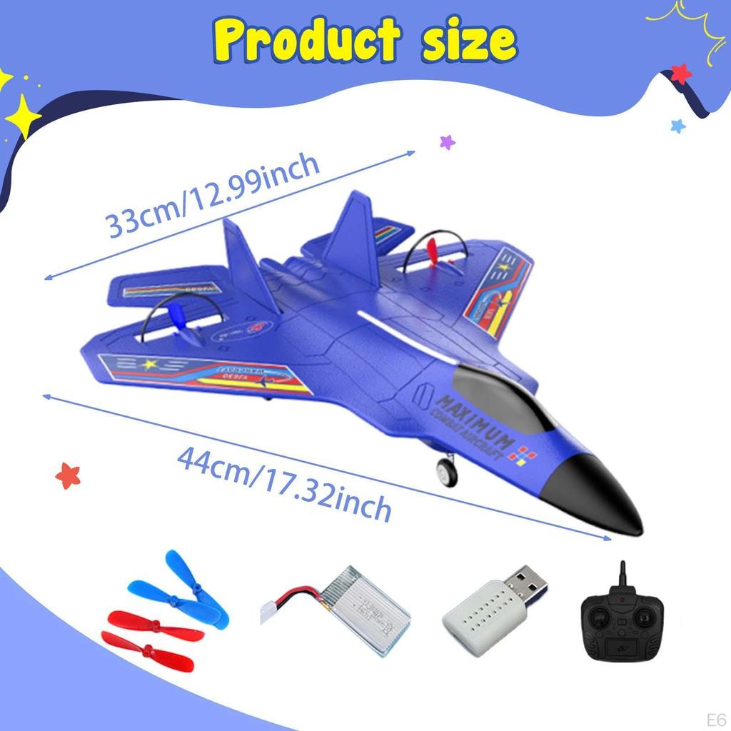 RC Aircraft with Gyro Stabilization for Outdoor Fun, Remote Control Plane All Ages