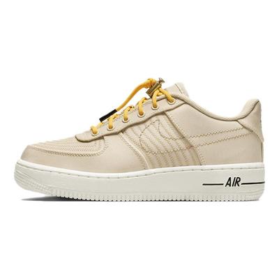 Air Force 1 LV8 3 GS Sanddrift Citron Pulse Kinder-Sneaker Tan Hemp Sail DV1622-100