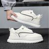 New Mens Designer Casual Shoes Autumn Winter Original Youth Student White Leather Flats Shoes Fashion Sneakers for Men Masculino