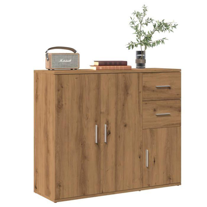 VidaXL Buffet Artisan Oak 91x29.5x75 Cm Engineered Wood, Cabinet, Cupboard, Highboard, Sideboard, Cabinet of 855907