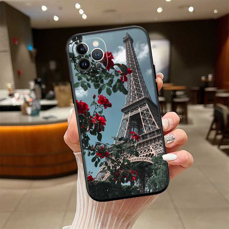 RE49 Paris Eiffel tower New High-End Shell Phone Case for iPhone SE X XS XR 16E 17 11 Pro Max 8 7 6 6s Plus Air