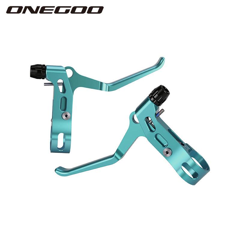

ONEGOO Ultralight Aluminum Alloy Bicycle Brake Lever MTB Mountain Road Folding Bike Brake Lever Strength Hand Brake Lever м ятний