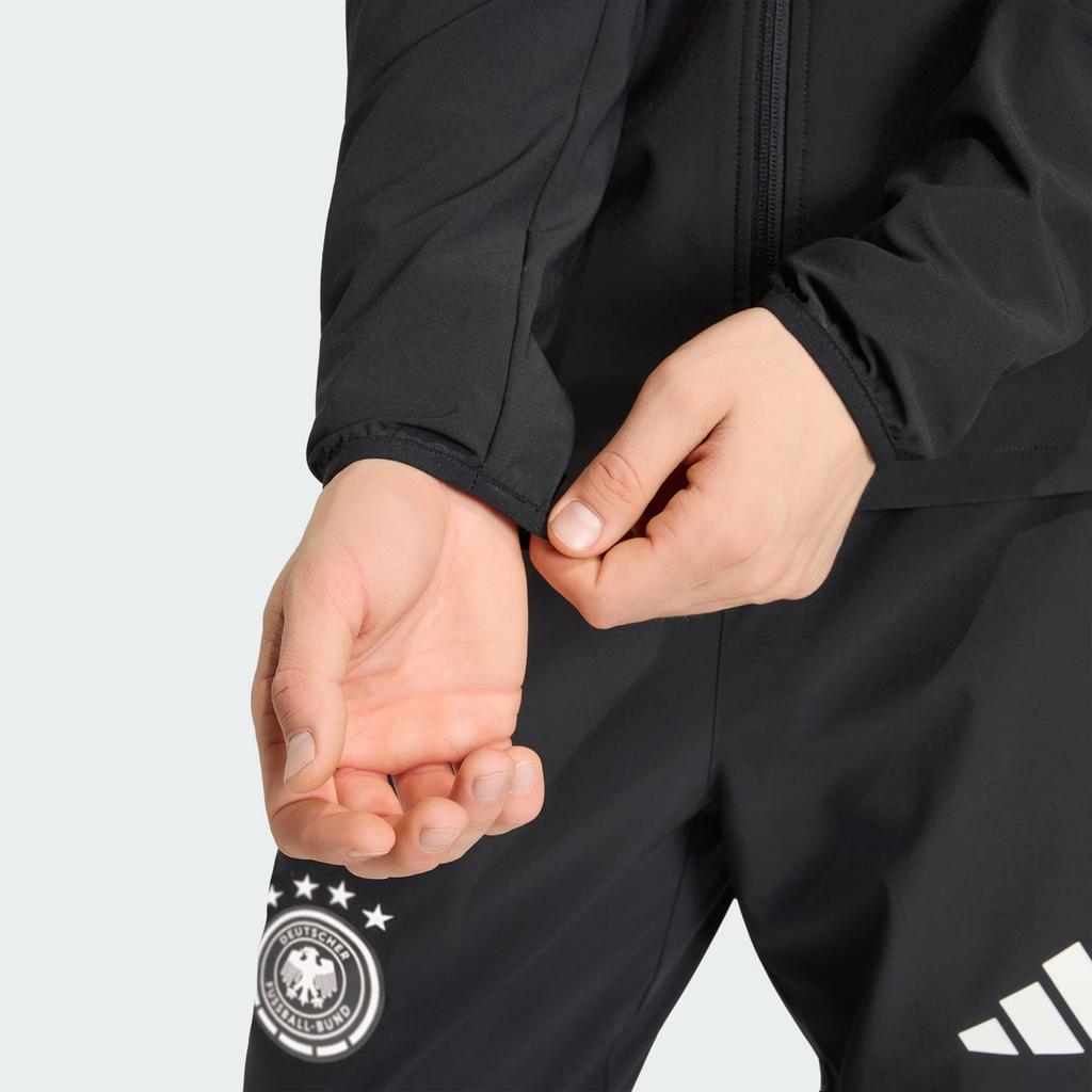 Adidas Germania Tiro Jachetă de Fotbal cu Glugă Rezistentă la Vânt Confortabilă Bărbați jachete JZ9326