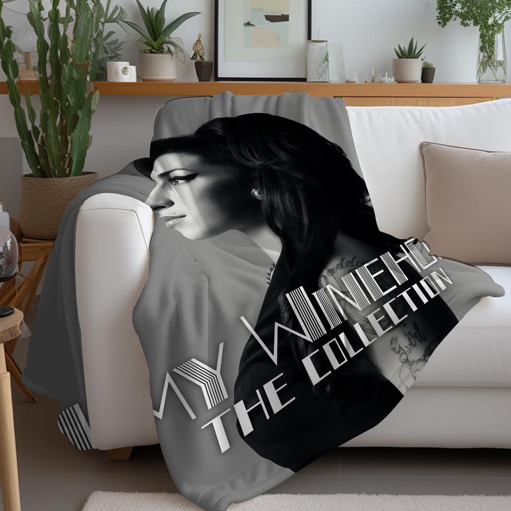Famosa Cantante Musicale Amy W-winehouse Coperta Calda E Morbida Adatta Per Camera Da Letto Soggiorno Divano Letto Ufficio Viaggio Campeggio