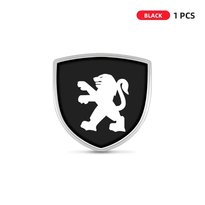 2026 Hot Car Sticker New 3D Aluminum Emblem Car Decoration Body Stickers Decals For Peugeot 308 408 508 RCZ 208 3008 2008 206 20