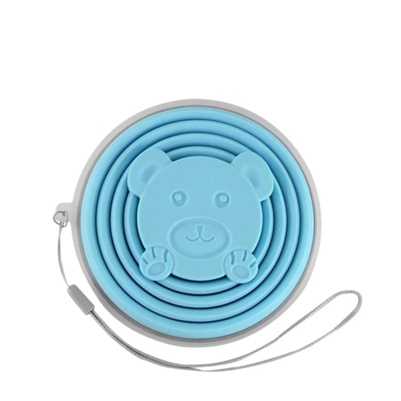 Portable Outdoor Travel Collapsible Silicone Cup Candy Colors