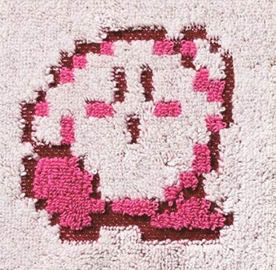 Marushin Hand Nintendo 34 x 36 Classic Available in Two 4585001300 Towel, Kirby, cm, Cotton, Sizes,