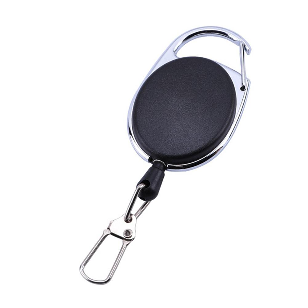 Owalny, łatwy do ciągnięcia, elastyczny ściągacz do kabli, chowany brelok do kluczy, wytrzymały, odporny na zgubienie, teleskopowy brelok do kluczy