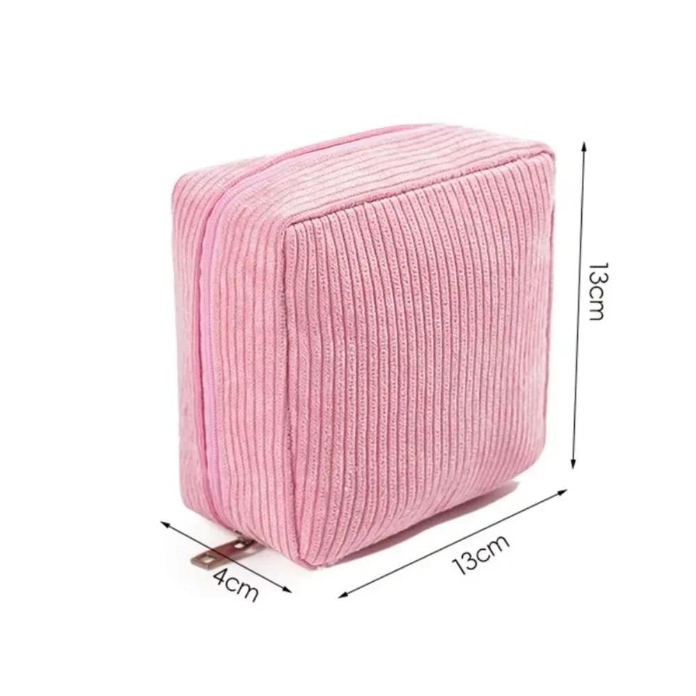 Large Capacity Sanitary Pads Bag Cosmetics Lipstick Multipurpose Cosmetic Bag Storage Bag Mini Data Cables Organizer Travel