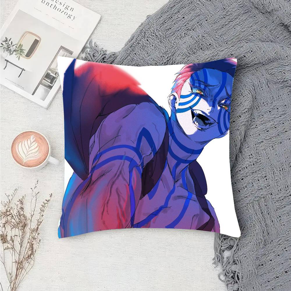 Akaza Anime Demon Slayer Kissenbezug Sofakissenbezug Zimmer Heimdekoration