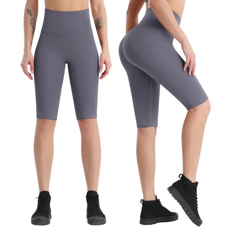 High Waist Yoga Shorts for Women Summer Workout Activewear PRO Fitness Pants Sweat Proof Lifted Hip Cross Border Design