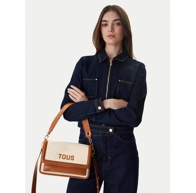 TOUS AUDREE CANVAS CROSSBODY BAG