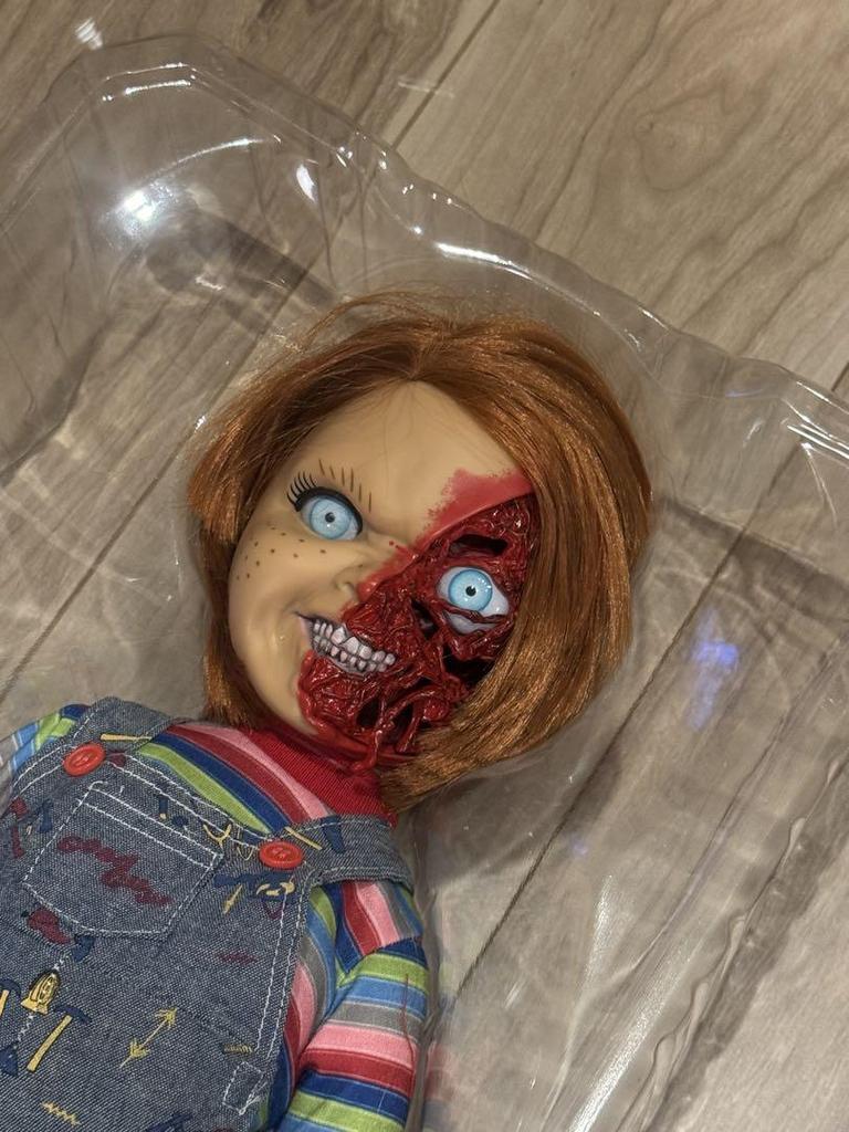 [POUŽITÉ] Figurka Chuckyho, v životní velikosti, 38 cm vysoká, Dětská hra