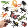 Children's Insect Observation Box: Soft Plastic Butterfly, Mantis, Bee Simulation Set