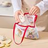 Wall-Mounted Kitchen Hanging Bag Cartoon Large Capacity Mesh Bags Hollow Breathable Vegetable Storage Bag