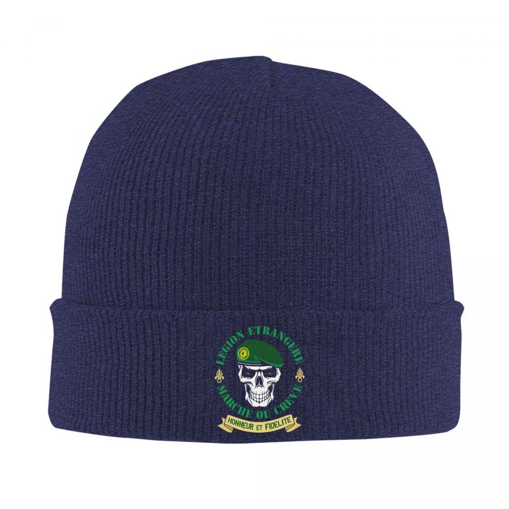Legion Etrangere Foreign Warm Knitted Cap Hip Hop Bonnet Hat Autumn Winter Outdoor Beanies Hats for Men Women Adult
