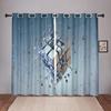 High Shading Thick Solid Cubes Blok Colorful Window Curtain Bedroom Living Room Bathroom Kicthen Door Hall Home Hook Blackout For Made Of Polyester