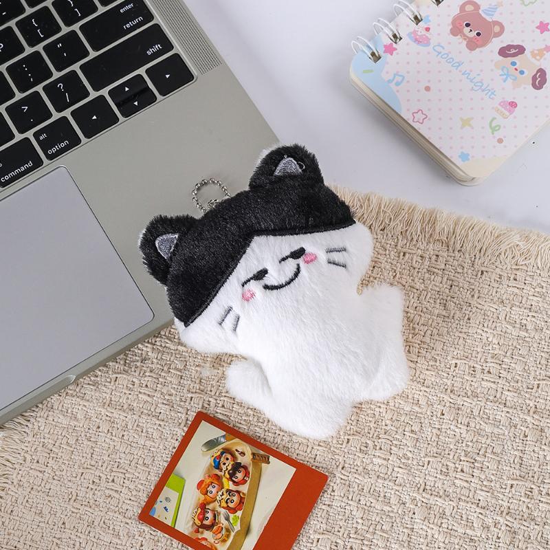 Cute Plush Cat Doll Pendant Girl Backpack Doll Pendant Couple Bag Keychain Decorative Gift