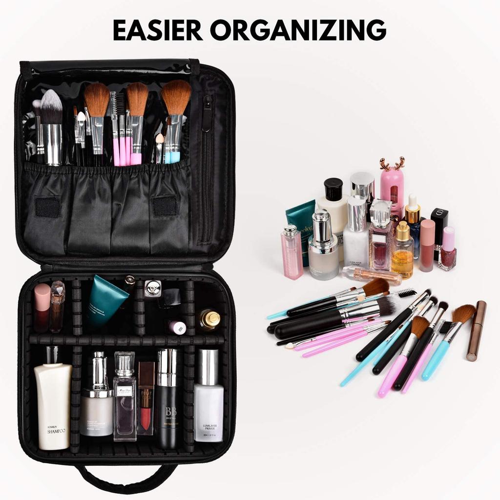 Travel Makeup Case Professional Train Cases Artist Storage Bag Portable Make Up Tool Boxes Brushes Cosmetic Bags