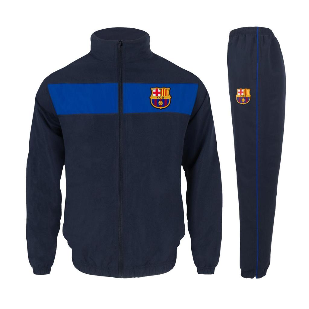 FC Barcelona Boys Contrast Striped Tracksuit