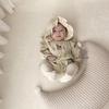 Clearance: Korean Baby Rompers - Deer & Floral Ruffles for Autumn