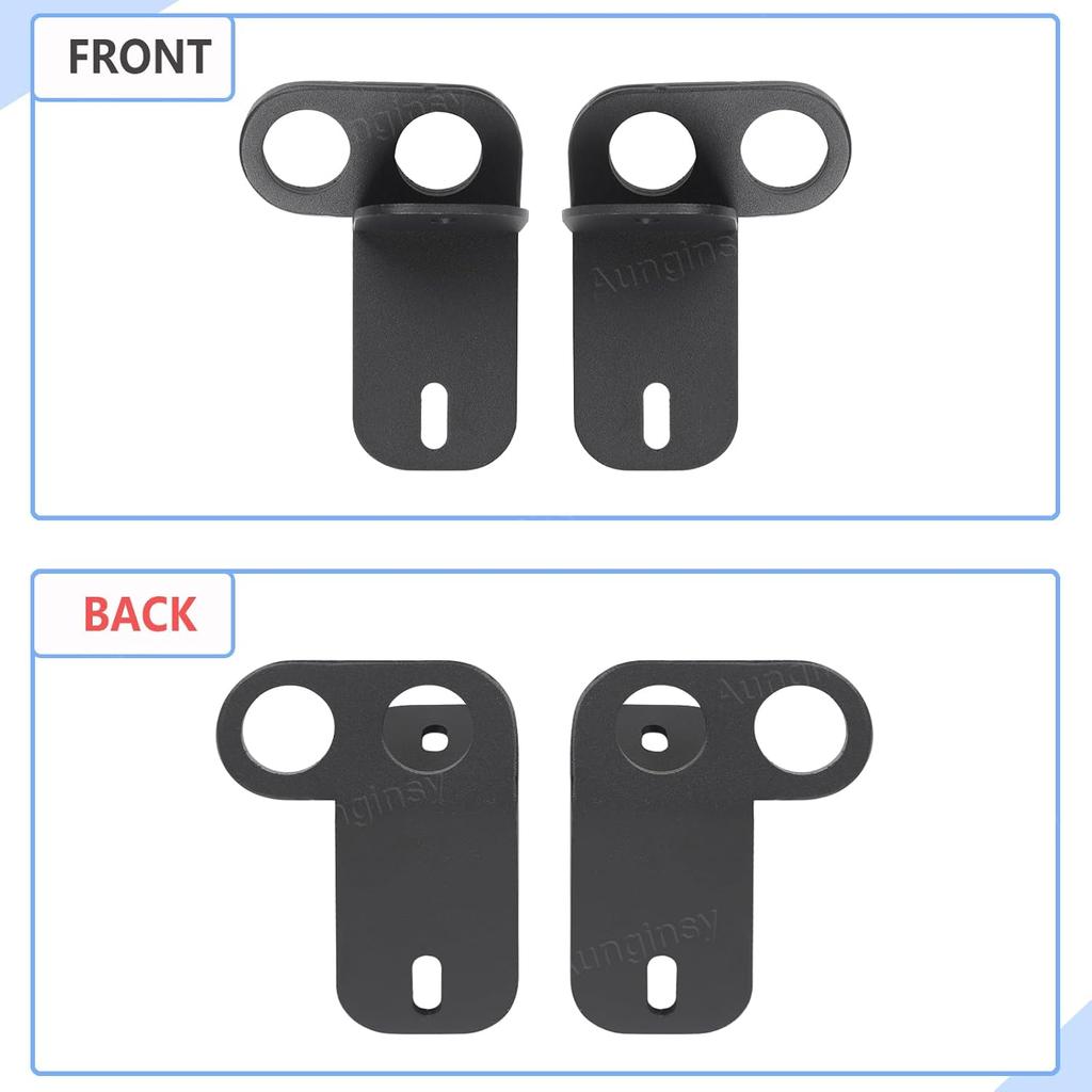 Aunginsy Tailgate Tie Down Anchor Bed Cleat Compatible with Ford Maverick 2022-2026 Accessories, Heavy Duty Truck Tailgate Bed Tie-Down Anchors Rings