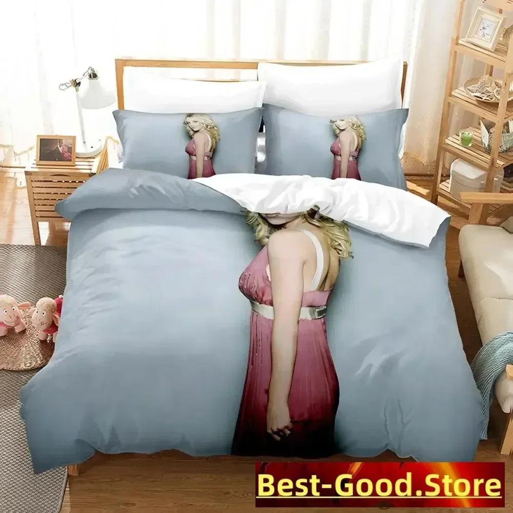 Popular Britney Spears Bedding Set Single Twin Full Queen King Size Bed Set Adult Kid Bedroom Duvetcover Sets Parure De Lit Bed