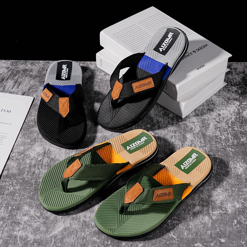 Cool Road 2026 Men's Non-Slip Odorless Flip-Flops: Durable Casual Beach Sandals