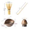 Matcha bowl set with boat tea whisk tea and tea scoop complete set of tea ceremony spout, shape, stand, 100-prong whisk, - utensils.