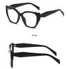 New Women Flat Mirror Glasses Frame Cat Eye Fashion Personalized Computer Spectacle Eyeglasses Frame Anti Blue Light Eyewear