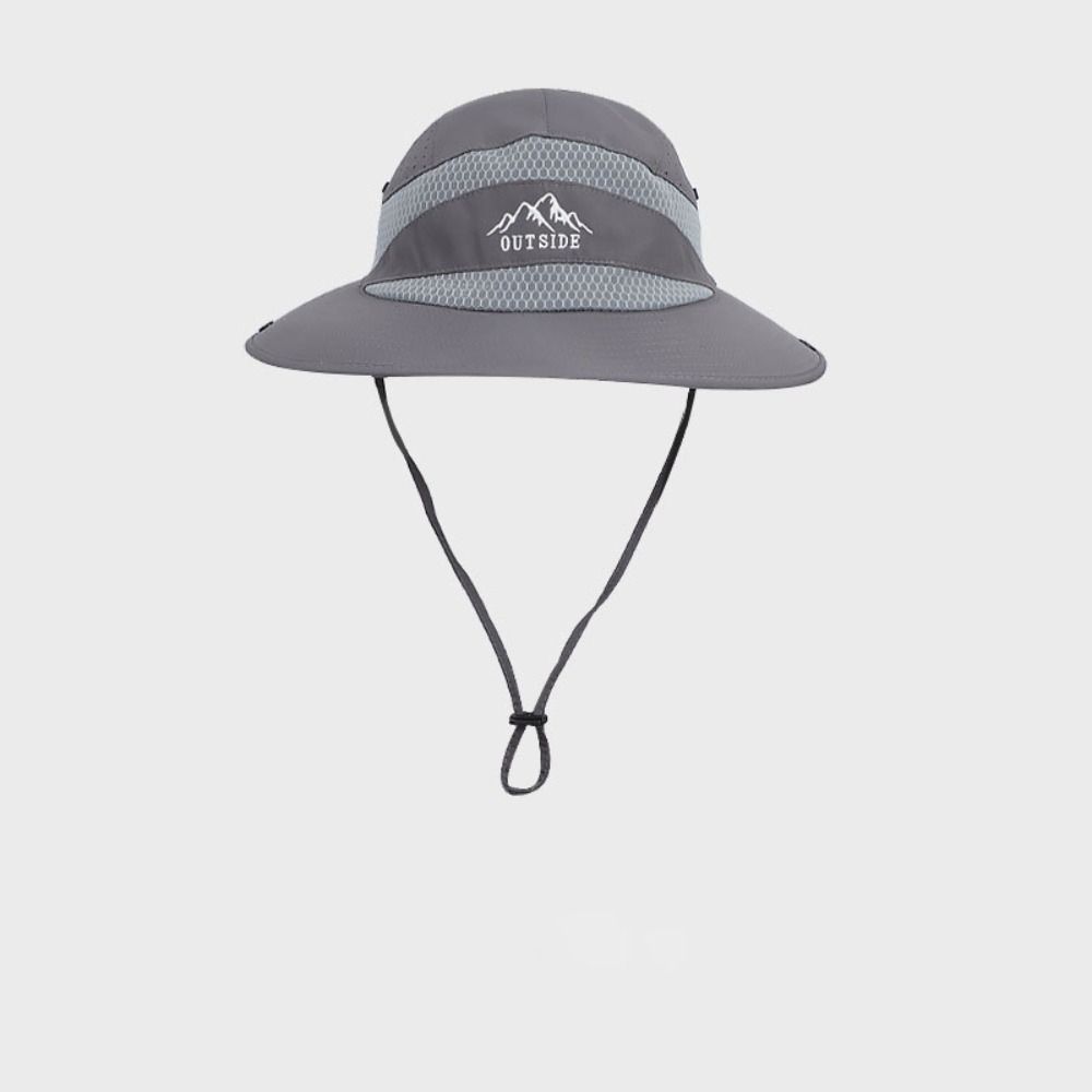 Waterproof Men Fisherman's Hat Quick-dry Sun Hat Simple Folding Bucket Hat  Unisex