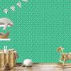 Wallpaper Geometric Pattern of Sea and Mint, Sea Background 50x1000