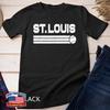 Retro St. Louis Baseball Vintage Stripe T-Shirt Unisex T-shirt