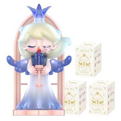 POP MART AZURA Warme Weihnachtsserie [3 Stück] Pop Mart Gachapon Blind Box Figur Plastikmodell Premium Spielzeug PVC Weichvinyl Originalcharakter