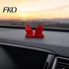 Car Dashboard Tabletop Decor 3D Printed Bow-Shaped Ornament, Elegant Sculpture with Weighted Base, Minimalist Interior Ornament Modern for