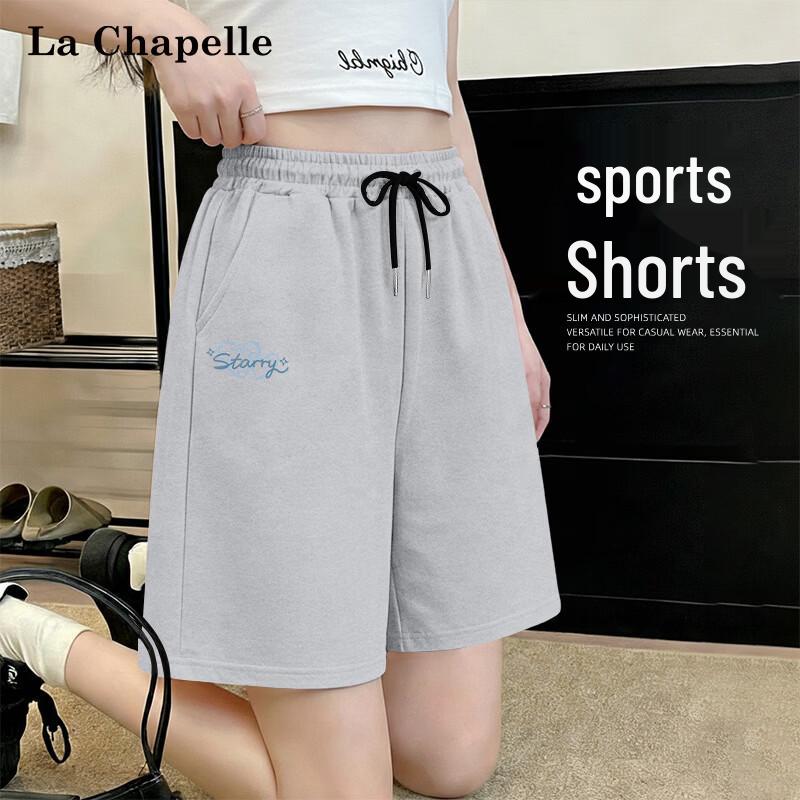 La Chapelle Women's High-Waist Cotton Bermuda Shorts