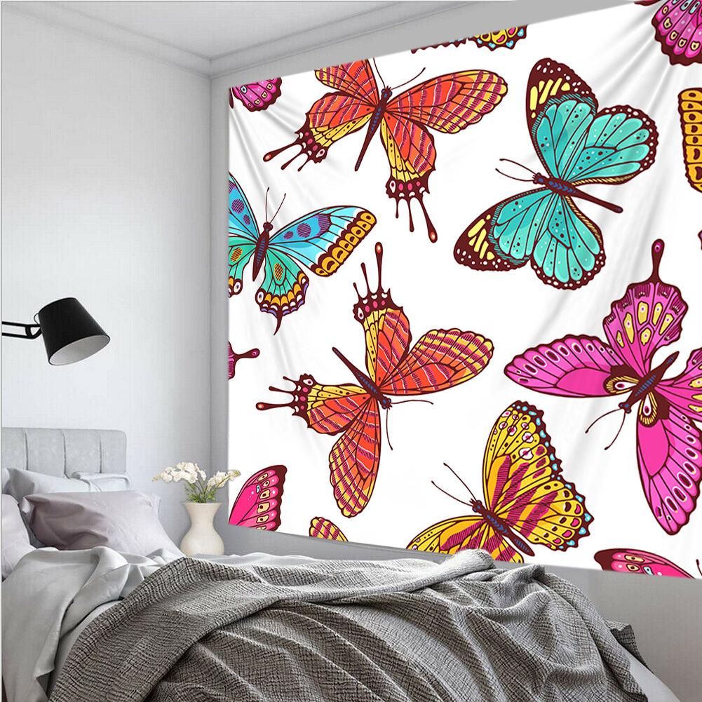 Butterfly tapestry Bohemian home and decoration tapestry decoration bedroom girl wall decoration tapestry