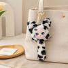 Long Tail Plush Cat Keychain Hanging Decoration Bag Charms Delicate Cat Plush Toy  Bag