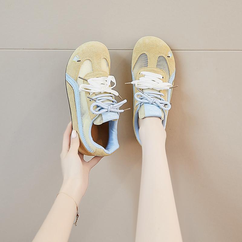 2025 High Quality Ladies Shoes Women's Vulcanize Shoes Color Matching Mesh Casual Light Breathable Sneakers