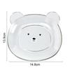 Cartoon Bear Storage Tray Cute Dishes Plate Fruit Snack Plates Desktop Decorative Trays Food Organizer Kitchen Table Supplies
