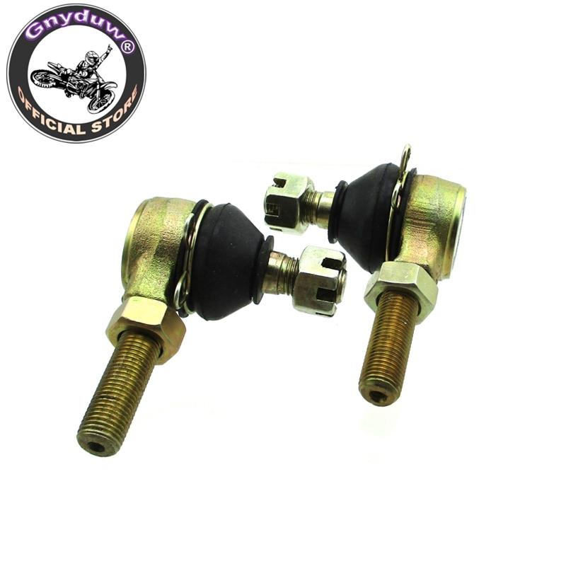 Gnyduw 12mm M12 Left Right Tie Rod Ends For Tomberlin Crossfire 150 Baja DN150 Go Kart Ball Joint 250 Sunl Kandi Dazon Parts