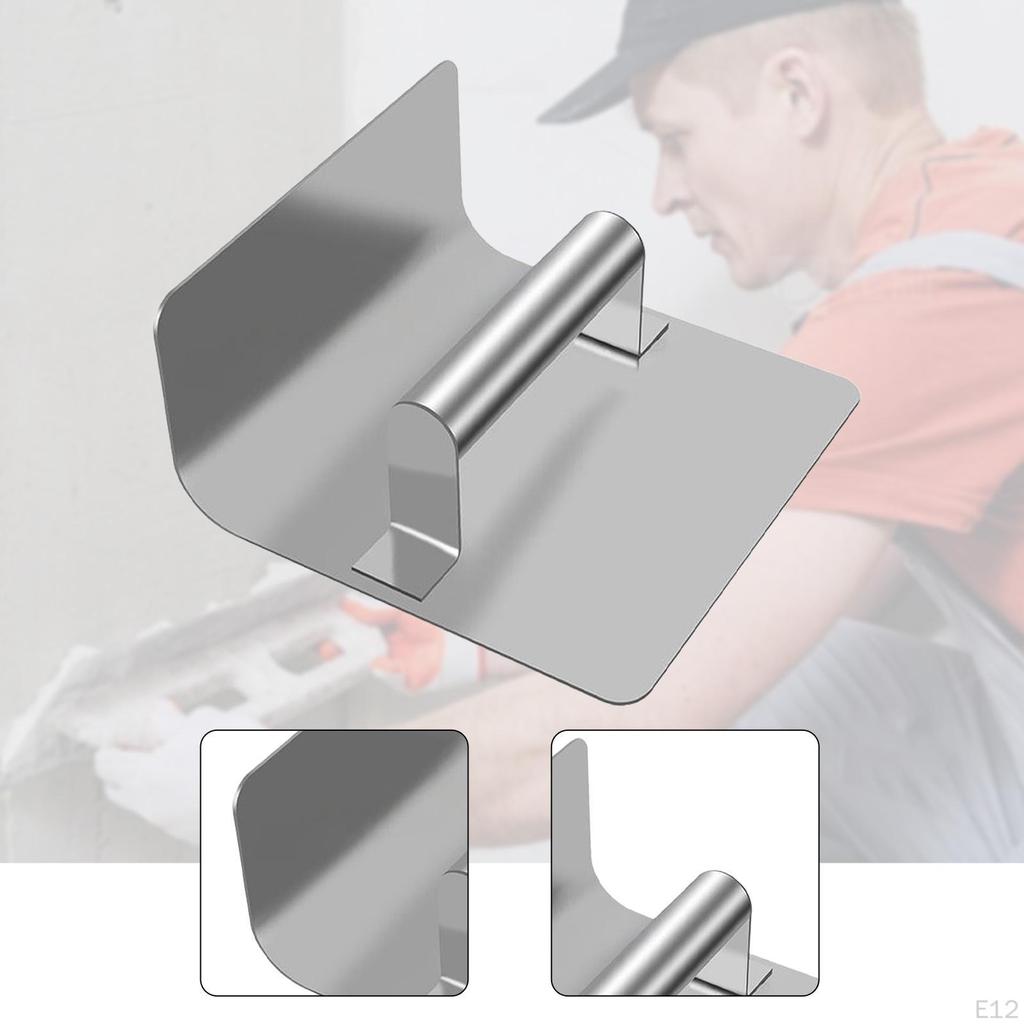 Angle Trowel Plaster Finishing Tool Stainless Steel Masonry with Comfortable Handle Suitable