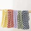 1/2PCS Multicolor Checkerboard Towel Combed Cotton Towel Soft Absorbent Kitchen Bathroom Hotel Soft Skin Friendly Cleaning Cloth
