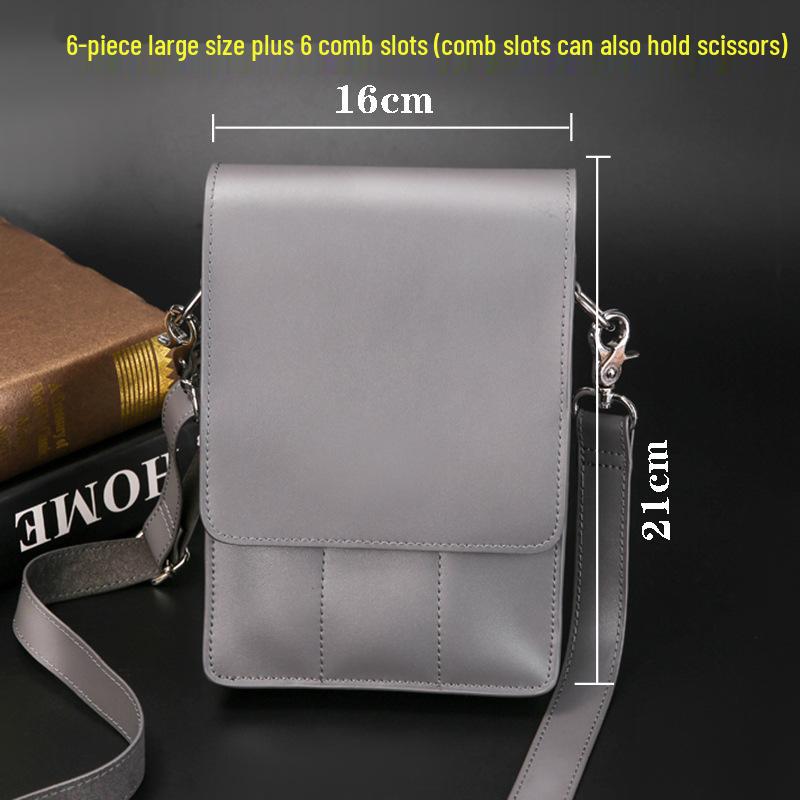 Large Capacity Hairdressing Scissors and Tool Bag - Crossbody and Waist Design for Pet Groomers and Hairstylists