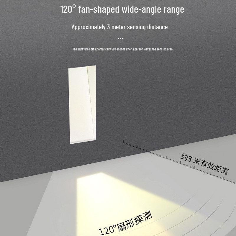 Wireless Motion Sensor Stair Lights - Borderless Embedded Design