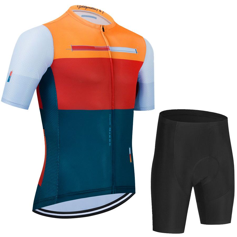 Summer Short-Sleeved Cycling Suit, Mountain Biking Sports Cycling Equipment