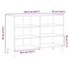 VidaXL Buffet vieux bois 103,5x35x70 cm bois d'ingénierie 856452