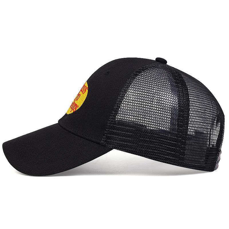 Bass Letter Embroidered Baseball Caps Fashion Men's and Women's Outdoor Sports Events Casual Cap American Truck Driver Net Hat T