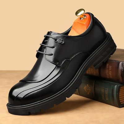 Luxury Dress Shoes Men British Business Platform Shoes for Men Fashion Leather Shoes Designer Wedding Shoe Zapatos De Hombre